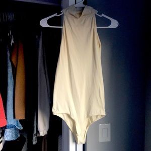 Free People Ribbed Bodysuit, never worn